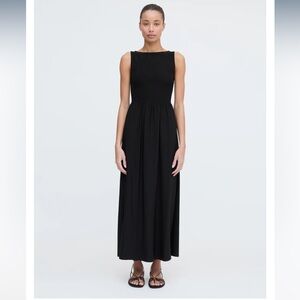 Hill House The Cosima Nap Dress - Black Jersey